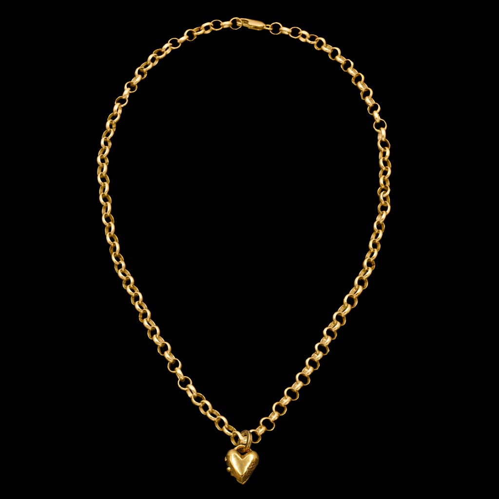 Tiny Naked Heart Locket: ideal for bespoke engraving