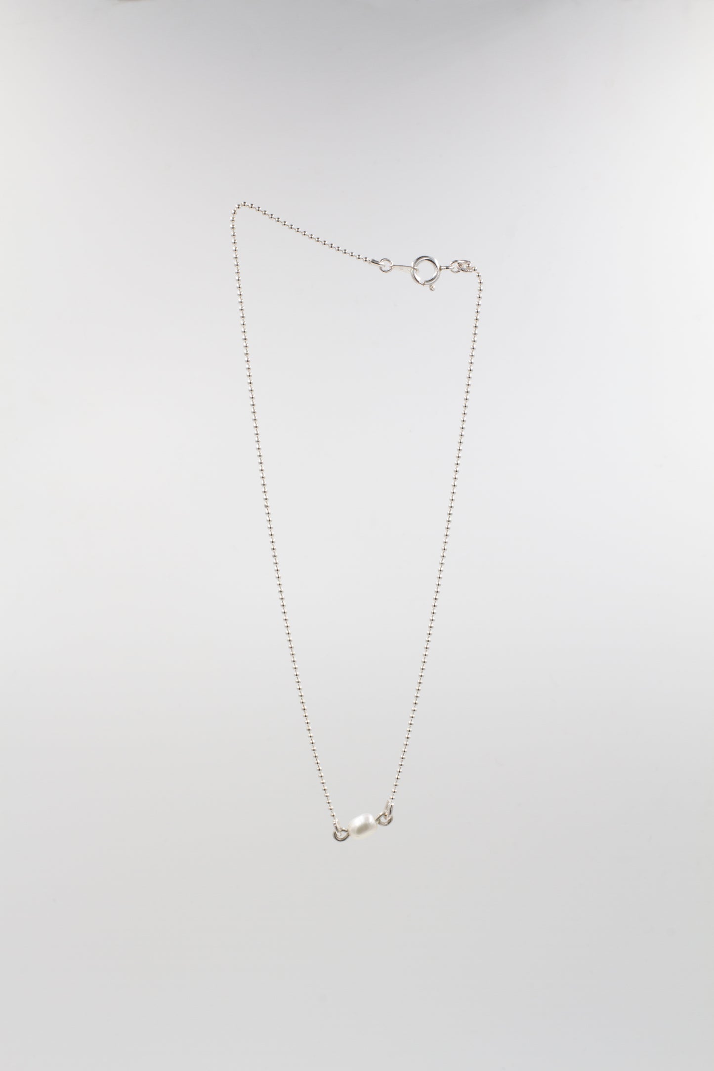 Delicate Pearl and Ball Chain