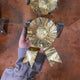 Brass Ribbon Birthday Badge