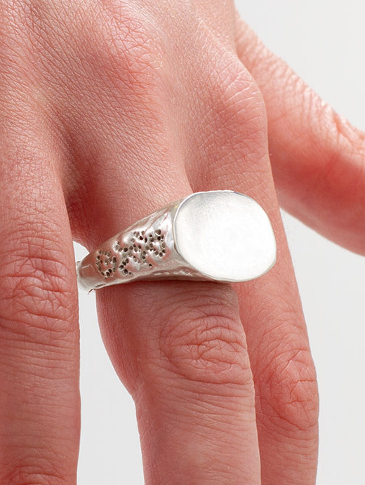 Custom Heavy Cygnet Ring