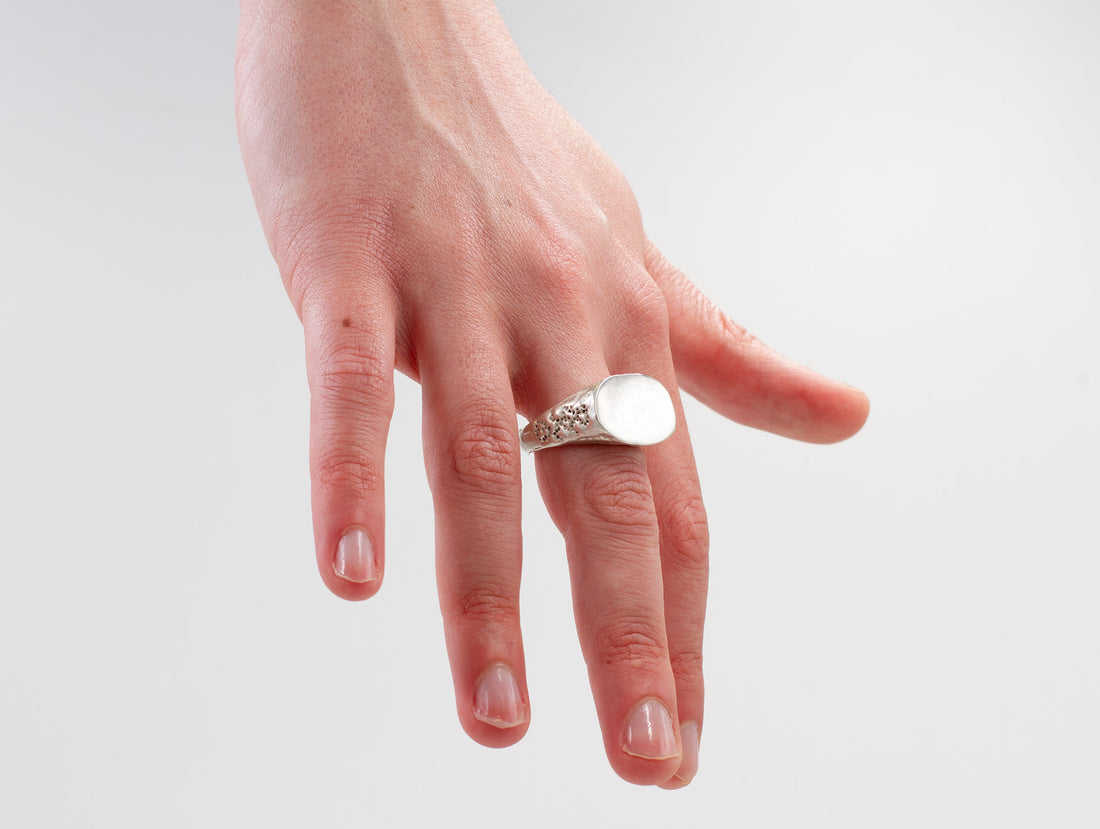 Custom Heavy Cygnet Ring