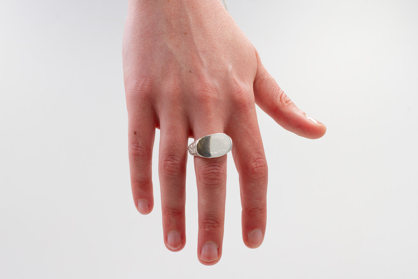 Custom Heavy Cygnet Ring