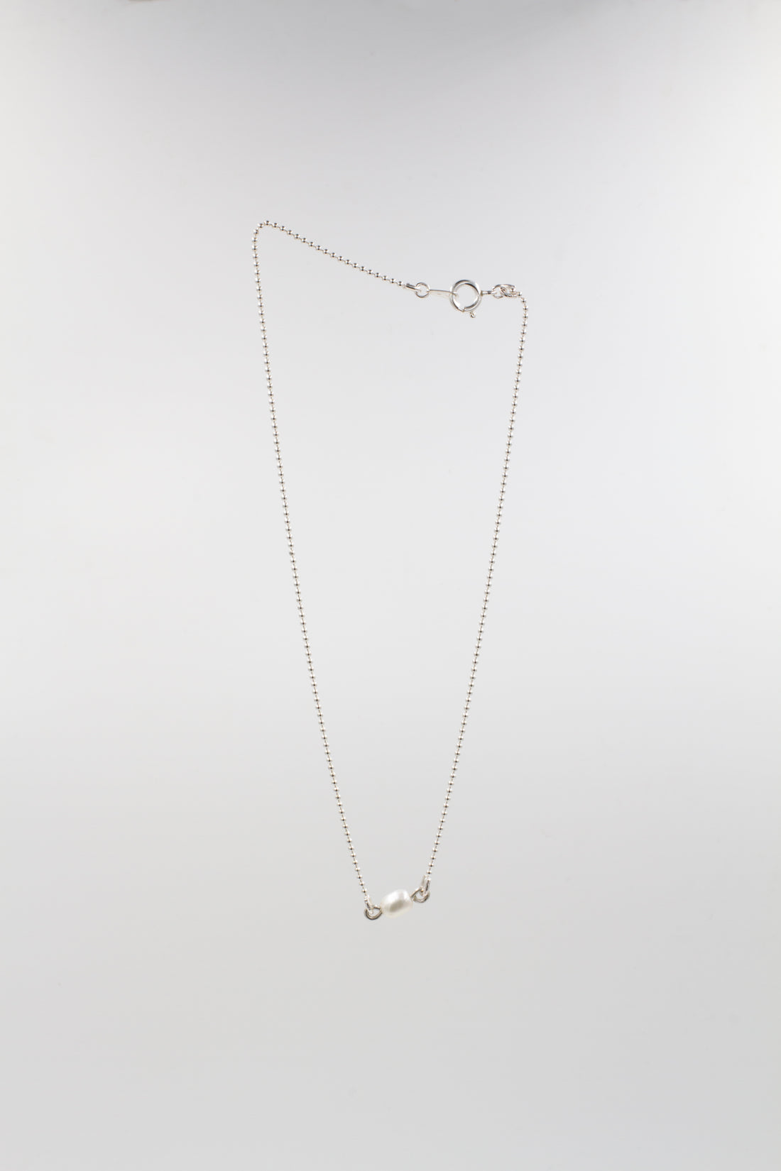 Delicate Pearl and Ball Chain