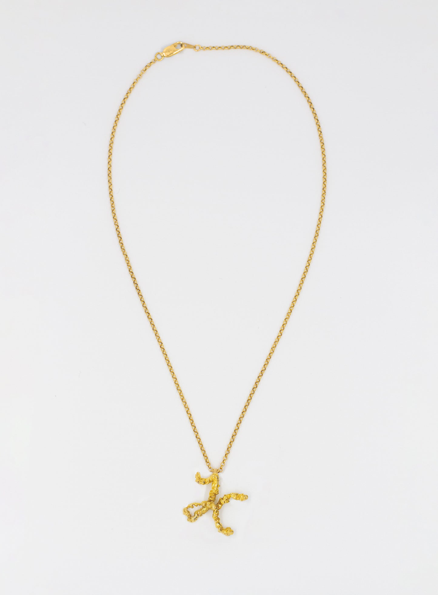 Initial’d Small Bespoke Pendant [A-Z] on Belcher Chain