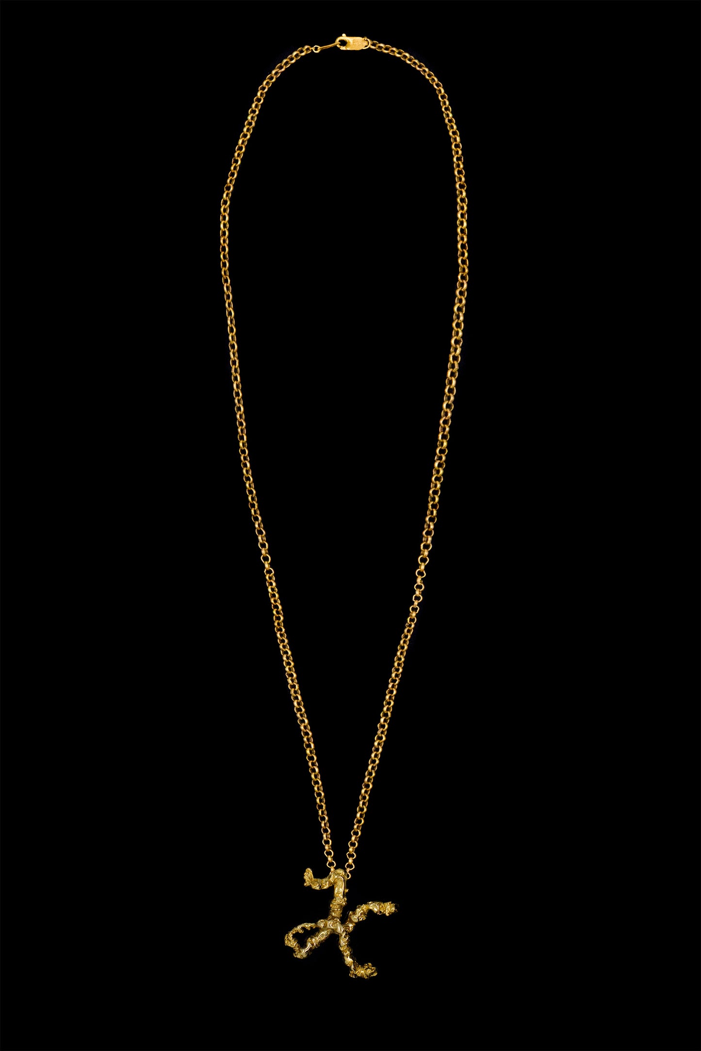 Initial’d Small Bespoke Pendant [A-Z] on Belcher Chain