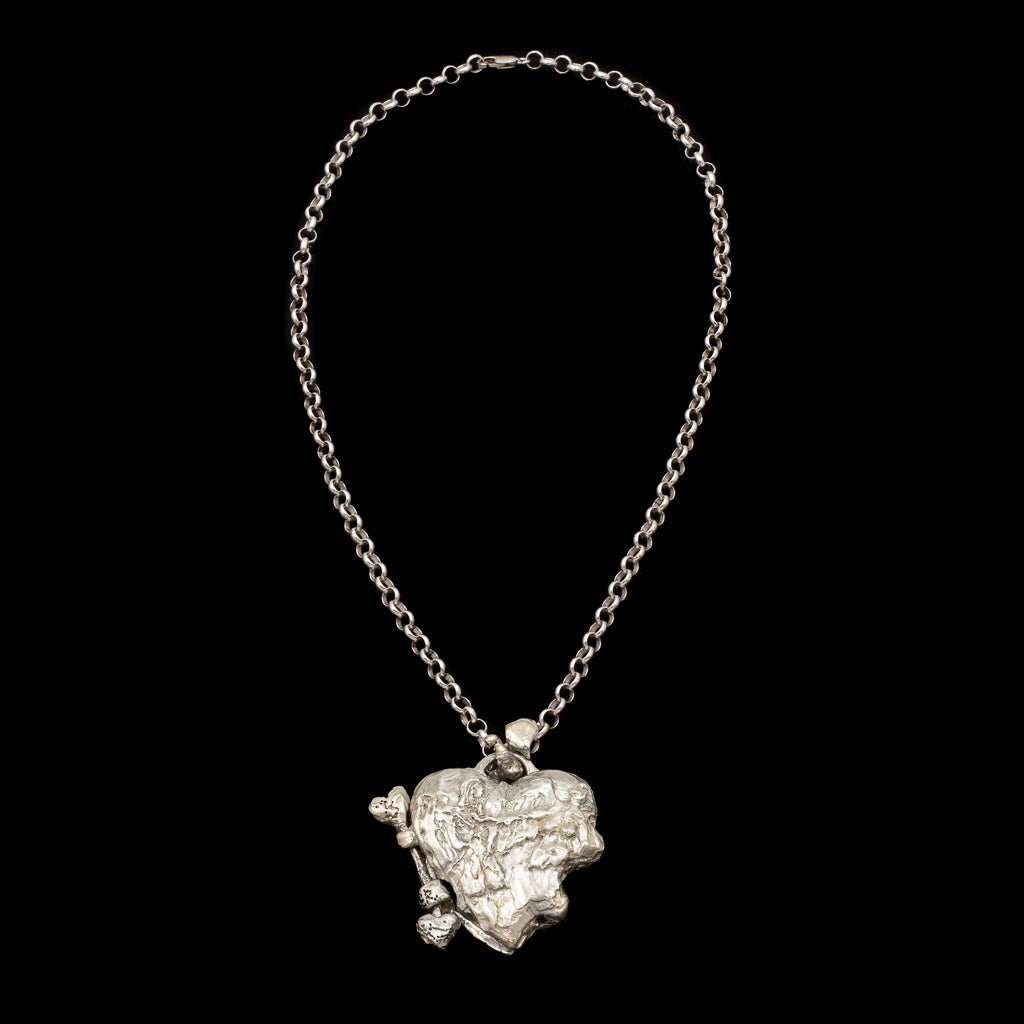 Large Splintered Heart Locket