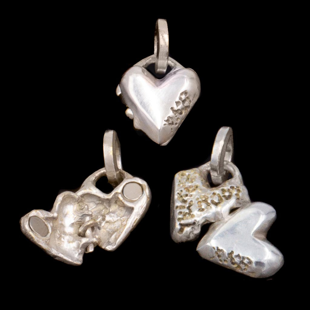 Tiny Naked Heart Locket: ideal for bespoke engraving
