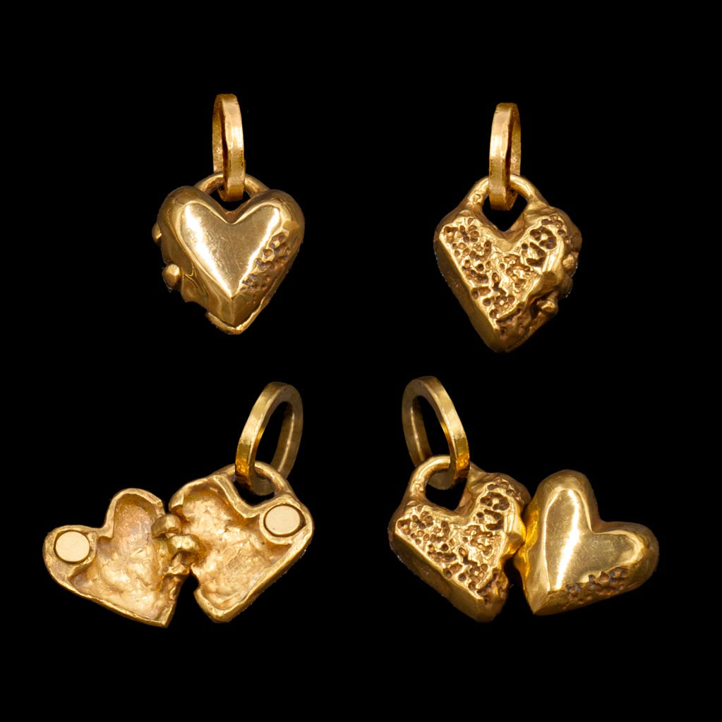Tiny Naked Heart Locket: ideal for bespoke engraving