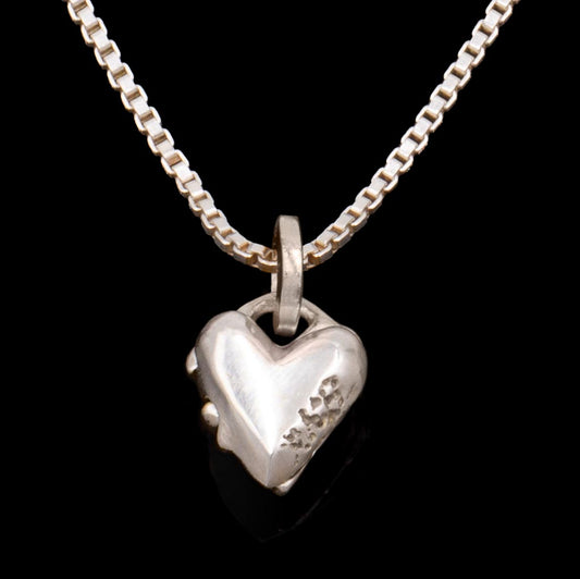 Tiny Naked Heart Locket: ideal for bespoke engraving