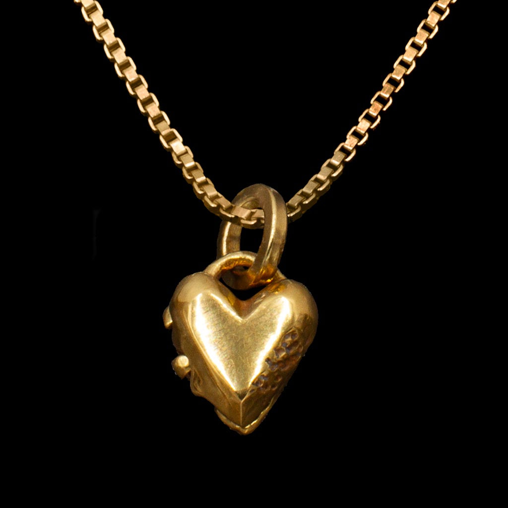 Tiny Naked Heart Locket: ideal for bespoke engraving