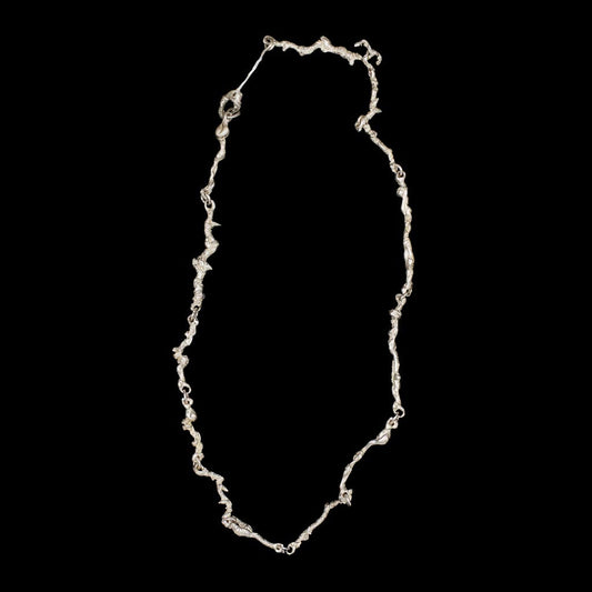 The Standard Curdled Necklace Silver