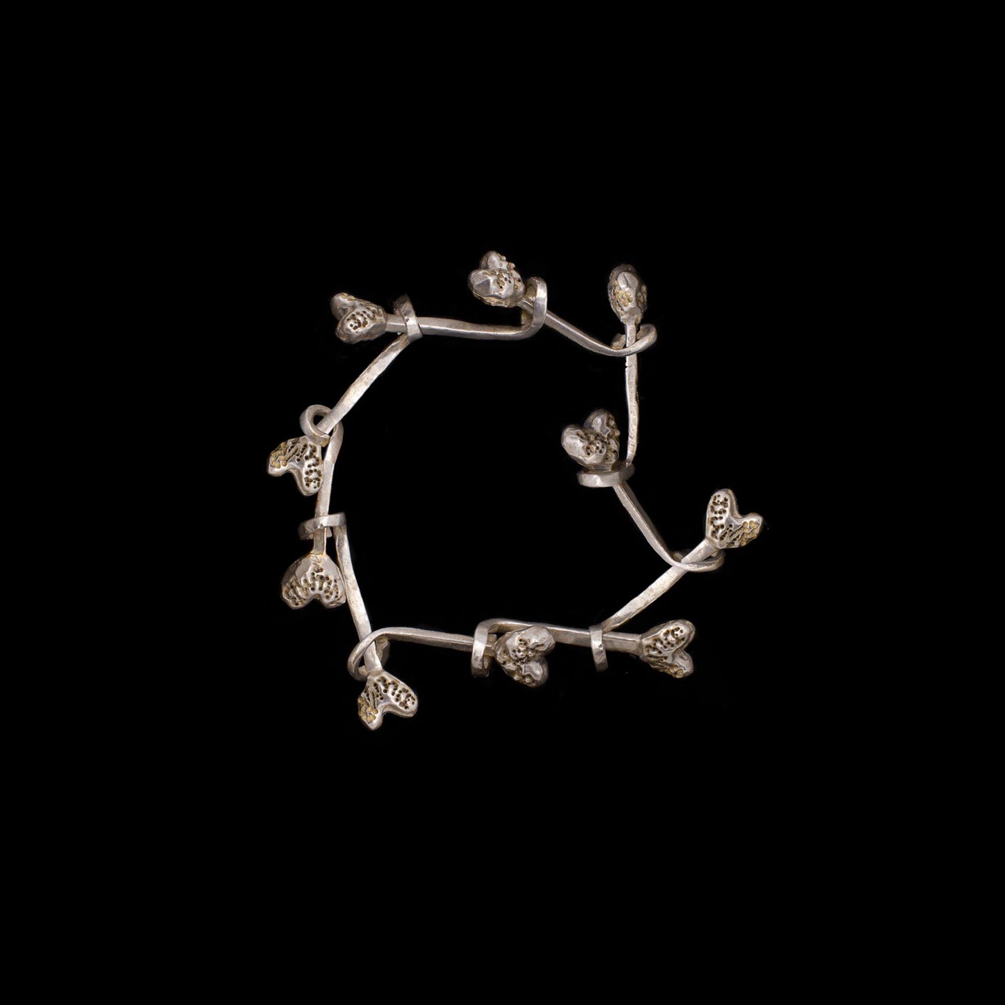Long Hearts Bracelet