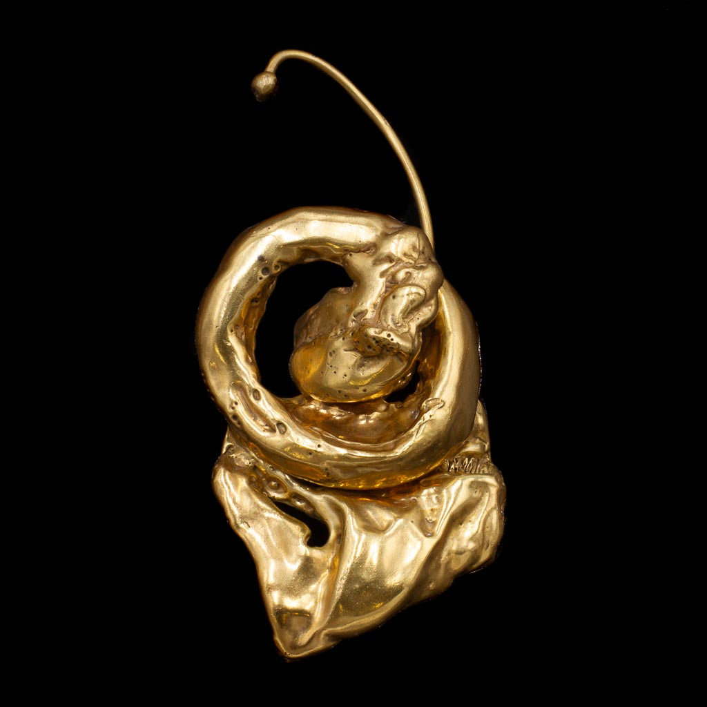 Curdled Nest Earpiece Gold