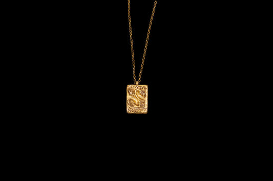 Saturday’s Child Pendant on Belcher Chain
