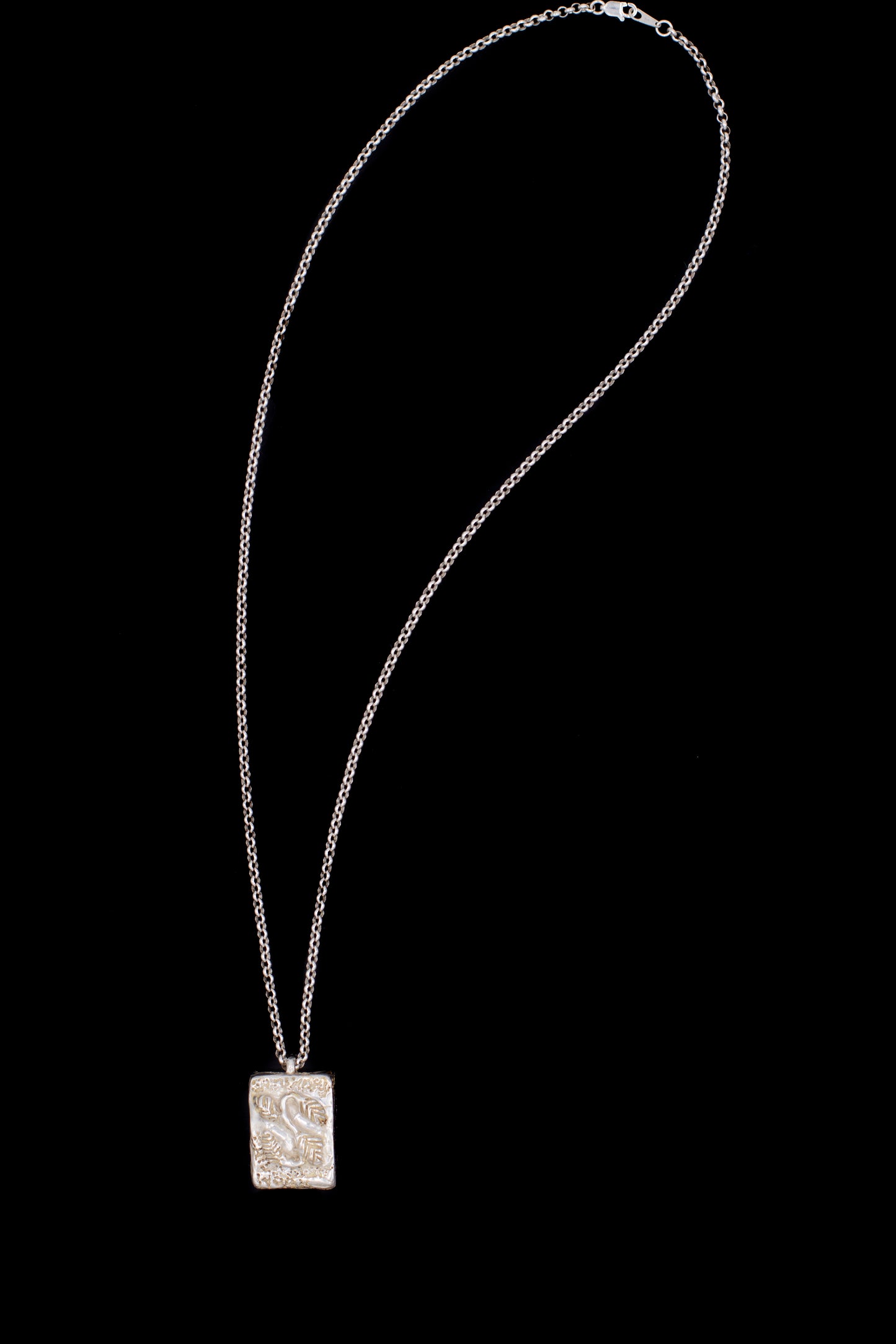 Saturday’s Child Pendant on Belcher Chain