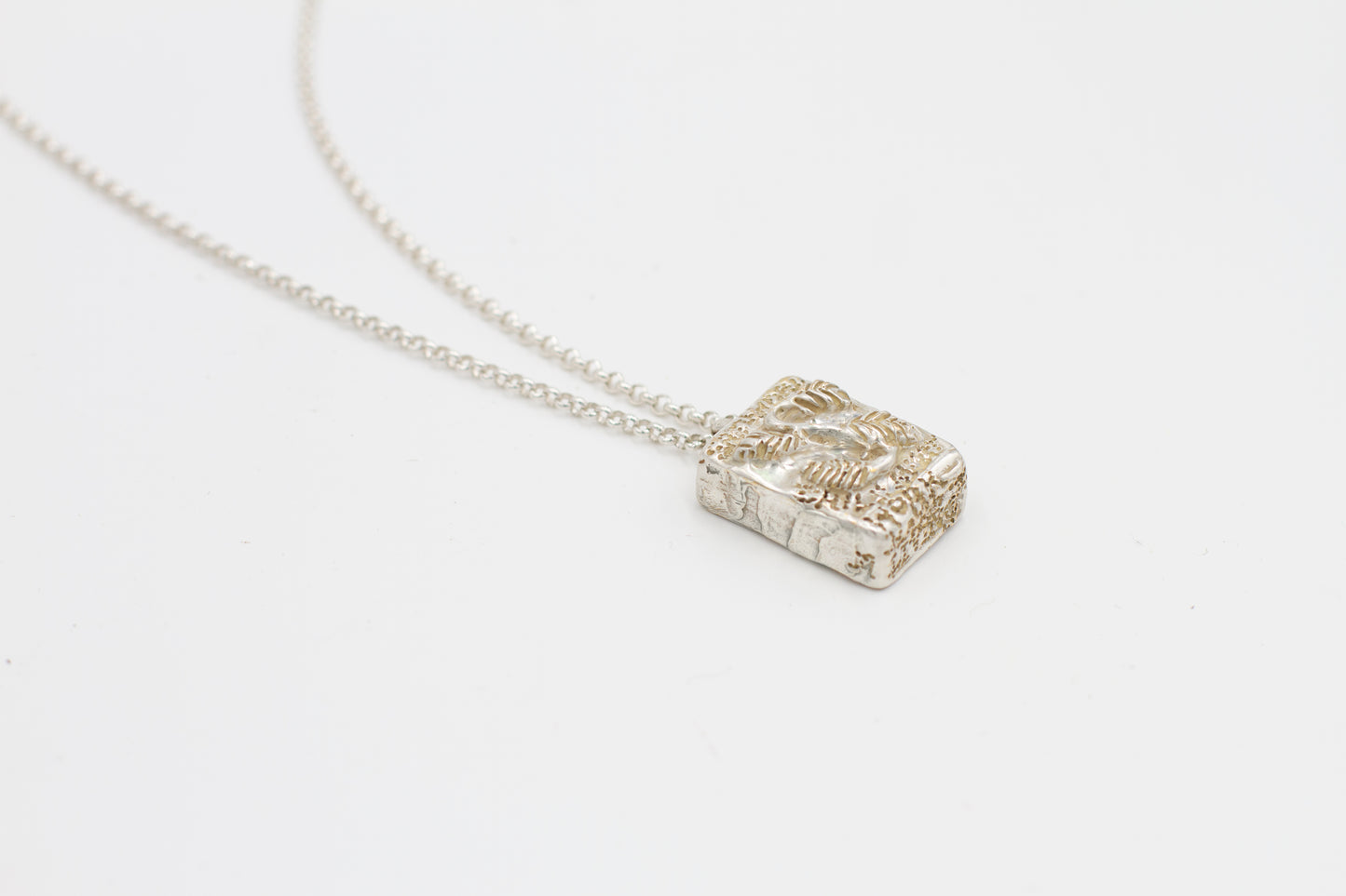 Saturday’s Child Pendant on Belcher Chain