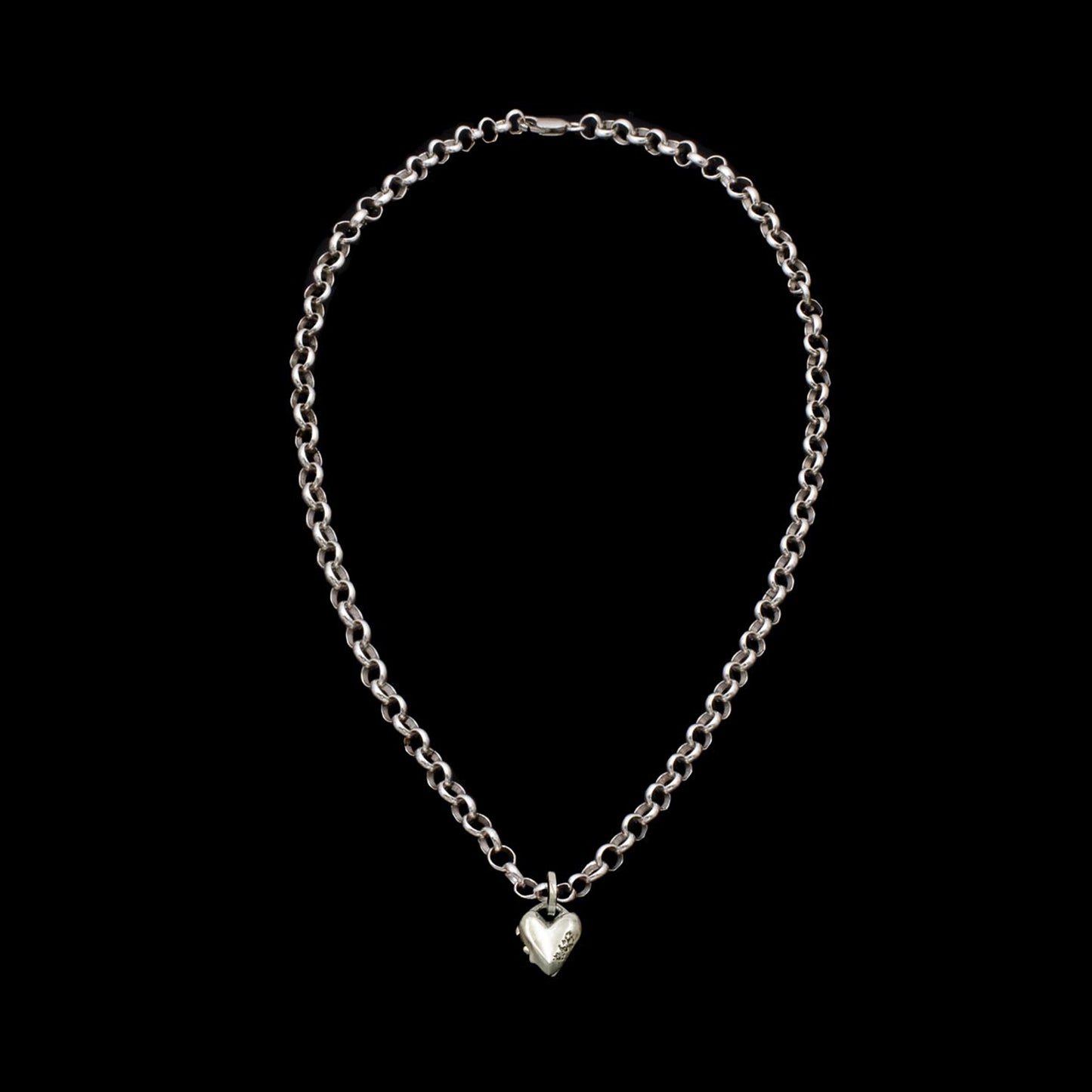 Tiny Naked Heart Locket: ideal for bespoke engraving