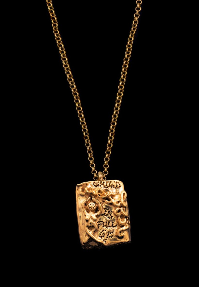 Tuesday’s Child Pendant on Belcher Chain