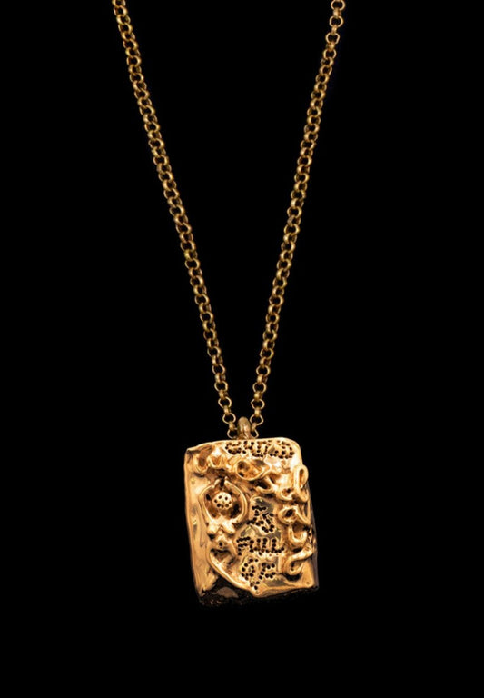 Tuesday’s Child Pendant on Belcher Chain