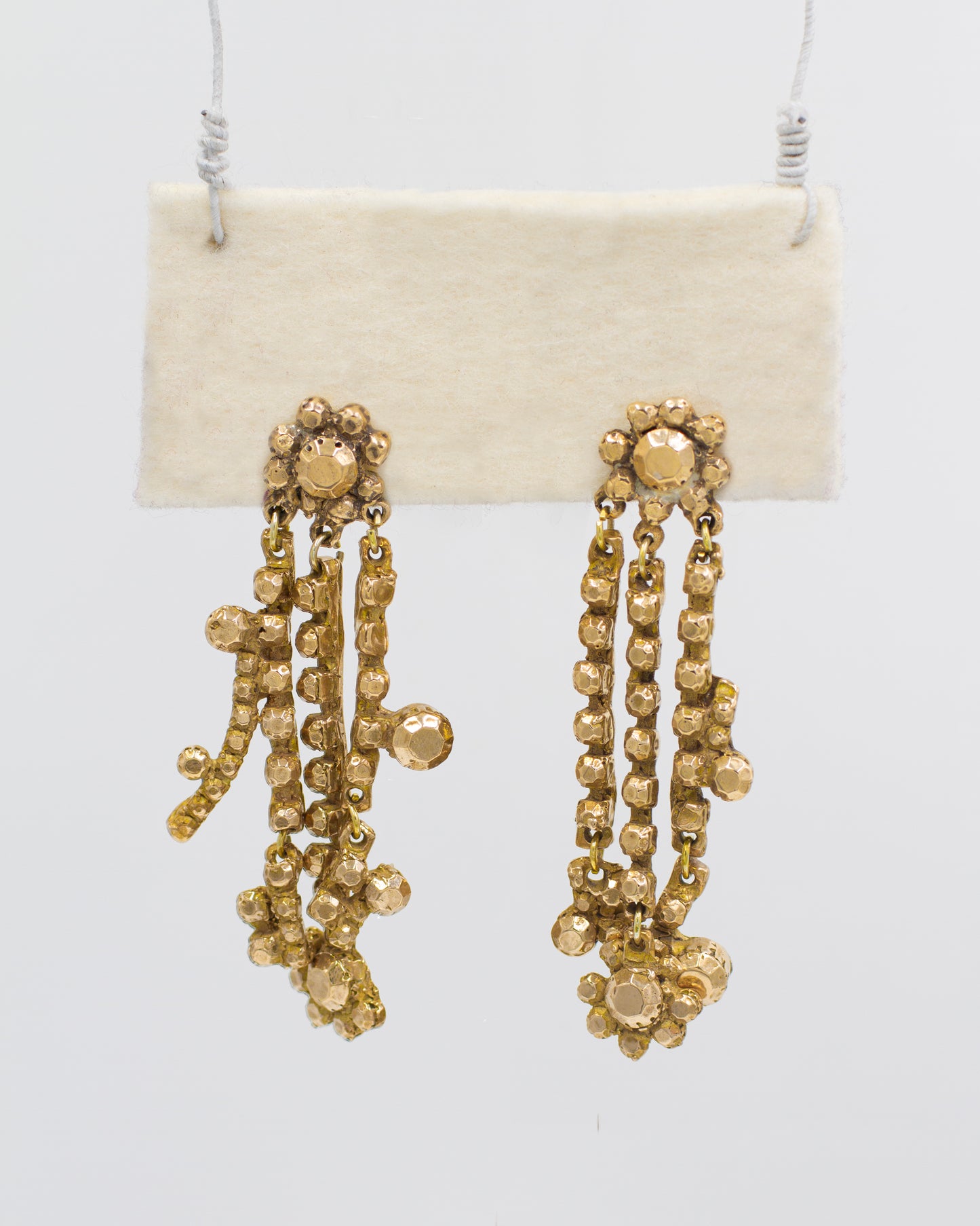 Broken Tiara Chandelier Earrings