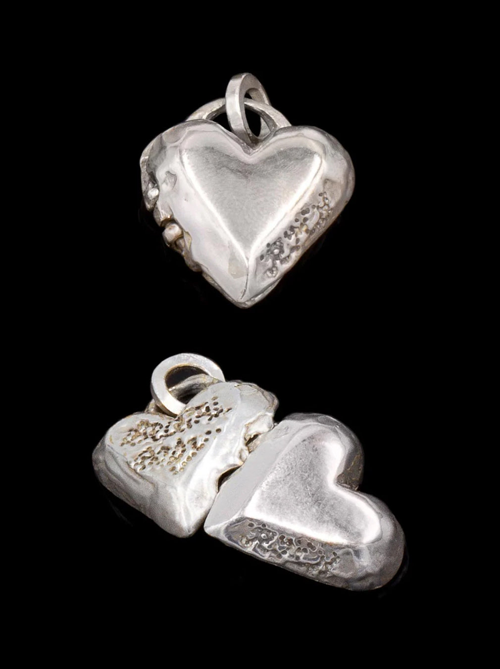 Small Naked Heart Locket