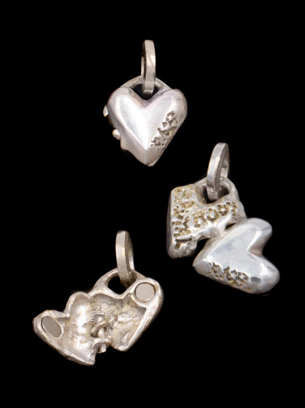 Tiny Naked Heart Locket